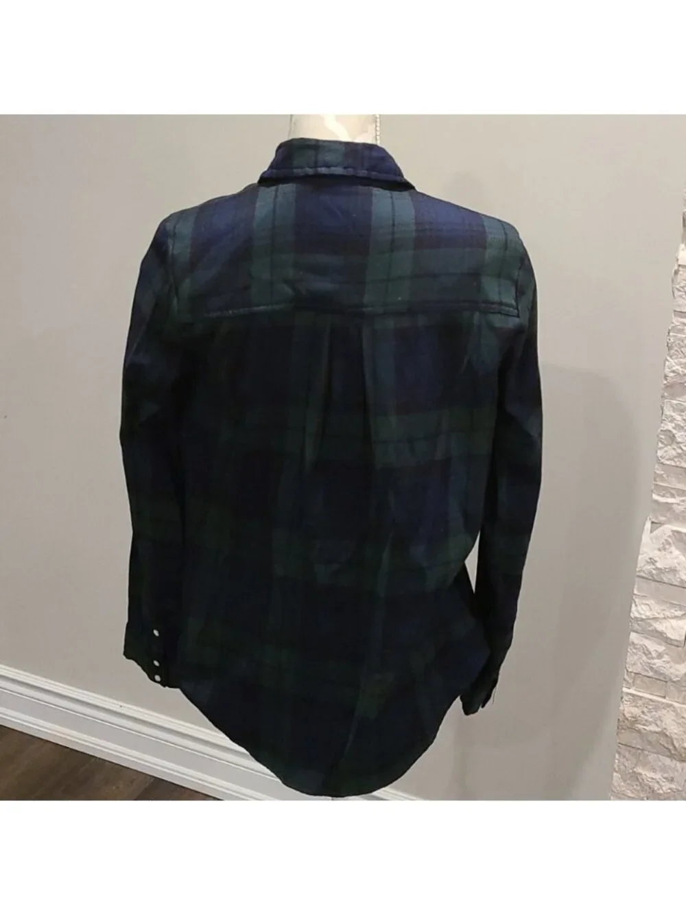 Zara plaid shirt with beading